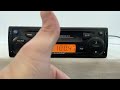 1990s blaupunkt caracas c12 car cassette radio player testing for sale