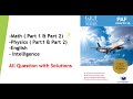 paf initial test quick preparation tips 2021