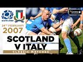 Italy Shock Scotland In Their First Away Win! | Classic Highlights - 2007 | Guinness Six Nations