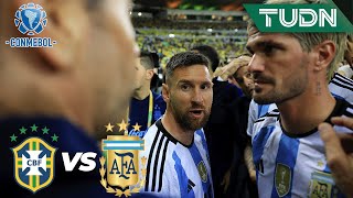 ¡MESSI Y RODRYGO SE ENCARAN! Tras trifulca | Brasil vs Argentina | CONMEBOL-Eliminatoria 2023