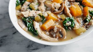 Fall Chicken and Wild Rice Soup