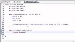 Java Programming Tutorial 42 toString