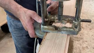 Fori per serratura porta in legno - Woodworking skills