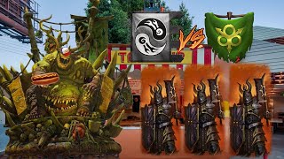 ELITE Nurgle vs Grand Cathay | Triple Chosen \u0026 Ku'gath - Total War Warhammer 3