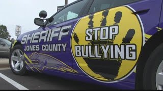 Jones County deputy cruiser promotes anti-bullying message