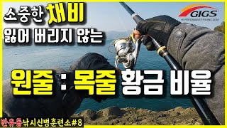 [반유동낚시신병훈련소8] 반유동 낚시 밑걸림 방지 원줄과 목줄의 황금 비율!