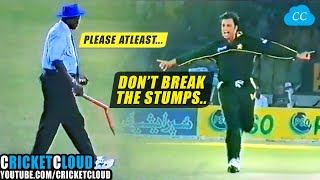 Shoaib Akhtar Breaks the Stump | Super Fast Bowling | At his Best 2002 !!