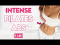 5 min Intense Deep Core & Abs Pilates (Belly Fat Burn) | 7 Day Results