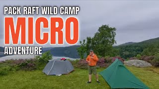 #344 Pack Rafting Wild Camp Micro Adventure | First Night In The Durston X-Mid Solid |