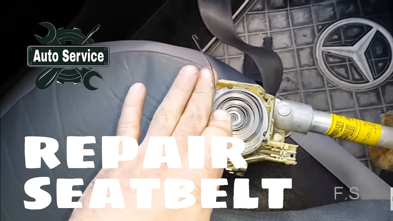 How To Repair A Seatbelt - YouTube