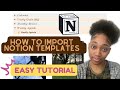 How to Import Notion Templates in 2024 || 1-2-3 Simple Steps #notiontemplate #notion