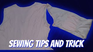 Sewing tips and trick