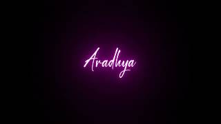 Aaradhya En Aaradhya Song 😍 Tamil Love Status 🥰 Black Screen WhatsApp Status Tamil🖤 BGM Hacker#love