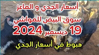 هبوط في أسعار الجدي و الماعز بسوق البيـــض للمواشي الخميس 19 ديسمبر 2024