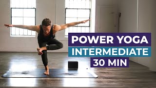 30 Min Power Yoga Intermediate Level l Strength & Stretch Flow