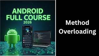 (39) Method Overloading in Java Explained | OOP Concept | Complete Android Course