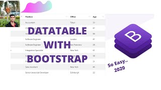 DataTable with Bootstrap 4