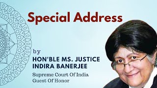 Special Address | Justice Indira Banerjee