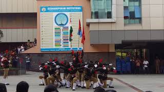 NCC SPECIAL CANE DRILL BY SICM ON 26TH JANUARY 2016 AT SESHADRIPURAM MAIN COLLEGE .