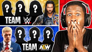 WWE 2K20 - 4 WWE SUPERSTARS vs 4 AEW SUPERSTARS!