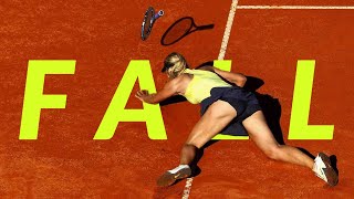 Funny, Sexy and Nasty FALLS in Tennis Part 1 (WTA Fails)