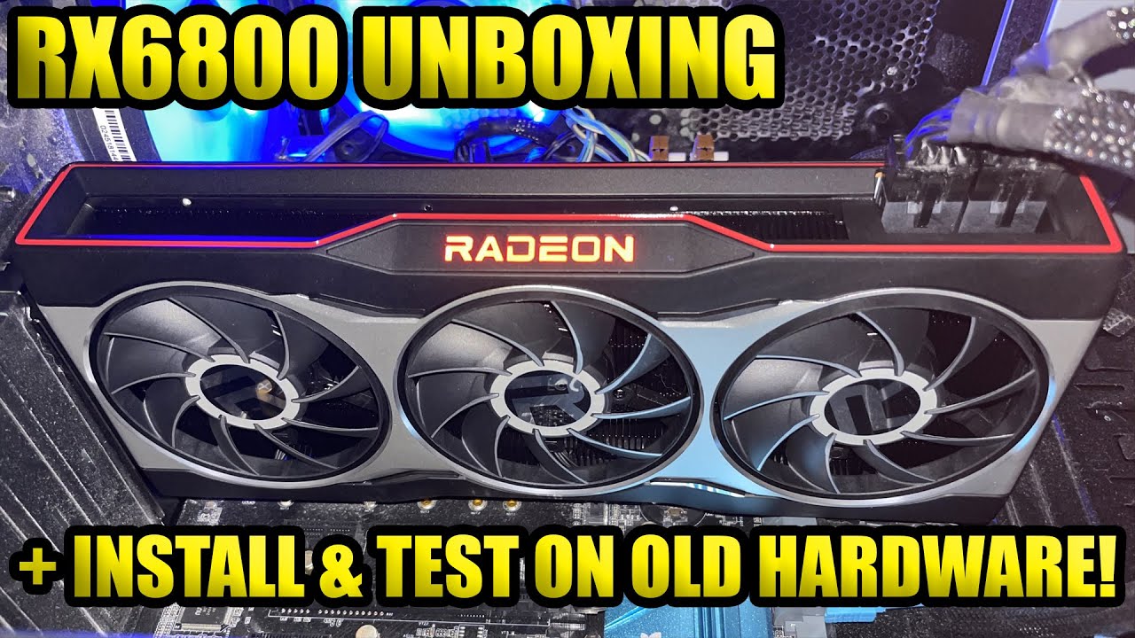 AMD RX 6800 // Unboxing & Install - YouTube