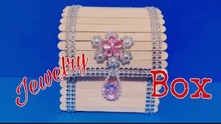 DIY JEWELRY BOX | POPSICLE STICKS CRAFT