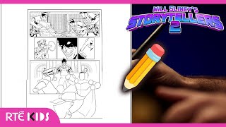✏️ 3 Top Tips for Drawing Comic Books! 🎨 | Will Sliney's Storytellers | @RTÉKIDS