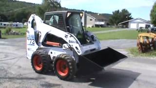 2001 Bobcat 773 G Turbo Cab Heat Air Skid Steer Loaer Bobcat S185 For Sale