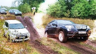 NIVA AND UAZ IN SHOCK!! Tricky BMW vs. SUVs on the off-road