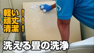 【畳掃除】洗える畳を洗いましたー！