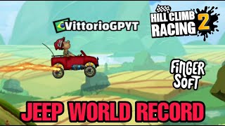 JEEP WORLD RECORD + SECRET AREA? | Hill Climb Racing 2