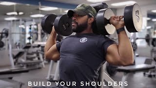 Build Your Shoulders Like This 3 Shoulder Exercises