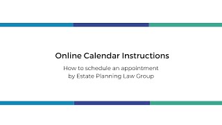 Online Calendar Instructions