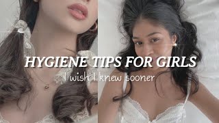 Hygiene tips every girl should know ||  Clean girl aesthetics 🎧💌