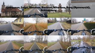 Radtour: Lübbenau, Leipe, Stradow, Suchow, Müschen, Burg (Spreewald), Schlossberg