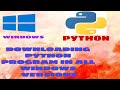 How to Download Python on all windows versions |Paulwin rocks |Downloading Python