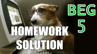 |Homework 5| Beginner C++ Game Programming