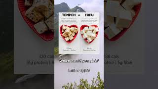 Let or right? #tempeh vs #tofu #truth #healthy #healthyliving #sleep #calories
