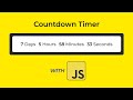 How To Create a Countdown Timer Using JavaScript from Scratch | JavaScript Project