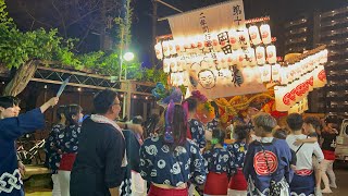 2024.10.17 藤井寺だんじり祭り　辛國神社秋祭り　南岡だんじり・太鼓台曳行　大阪府藤井寺市