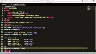 Visualizing Data with D3.js Tutorial | Reviewing Arrays And Objects