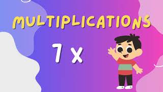 7 Times Table Flash Practice | 20 Rapid Fire Multiplication Drills