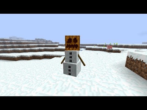 Minecraft - How to make a Snowman Minecraft - How to make a Snowman
