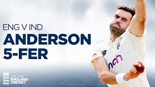 👑 Swing Bowling Brilliance | Jimmy Anderson Takes 5-Wickets at Lord's | England