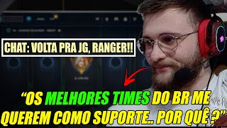 Tão pegando pesado ?! Ranger desabafa com o chat..