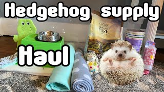 Hedgehog Supply Haul!