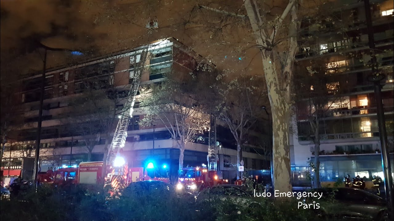 Pompiers De Paris Incendie D'habitation Paris 19 Paris Fire Dept On ...