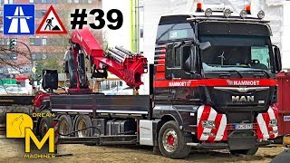 MAMMOET + LIEBHERR LTM 1500 KRAN # MEGA AUTOBAHN BAUSTELLE DOKU #39 BRÜCKENBAU