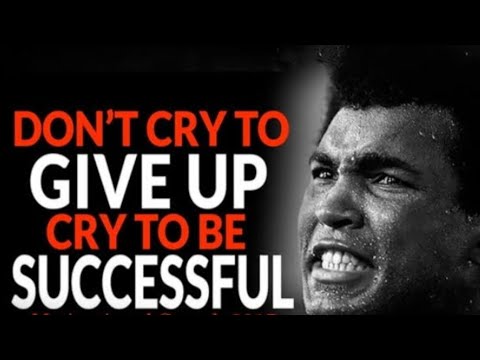 Don T Cry To Give Up Cry To Be Successful Best Motivational Video